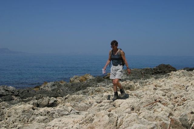 Kreta2007-0328 De zee bij Rethimon