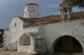 Kreta2007-0347 Het kerkje van het verlaten dorp Aradena